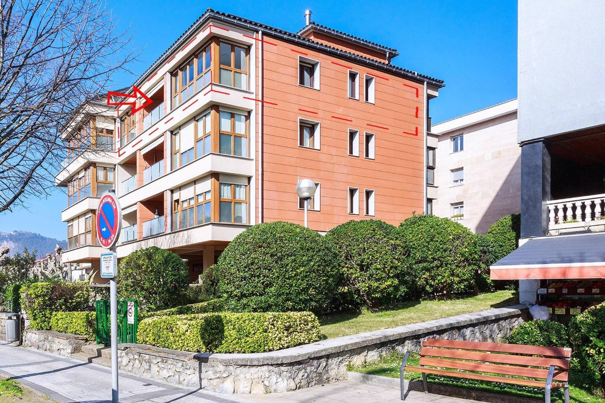 Earra - Casa Damatxo, Terraza, 1 Minuto A La Playa, Zona Tranquila Apartment Zarautz Ngoại thất bức ảnh